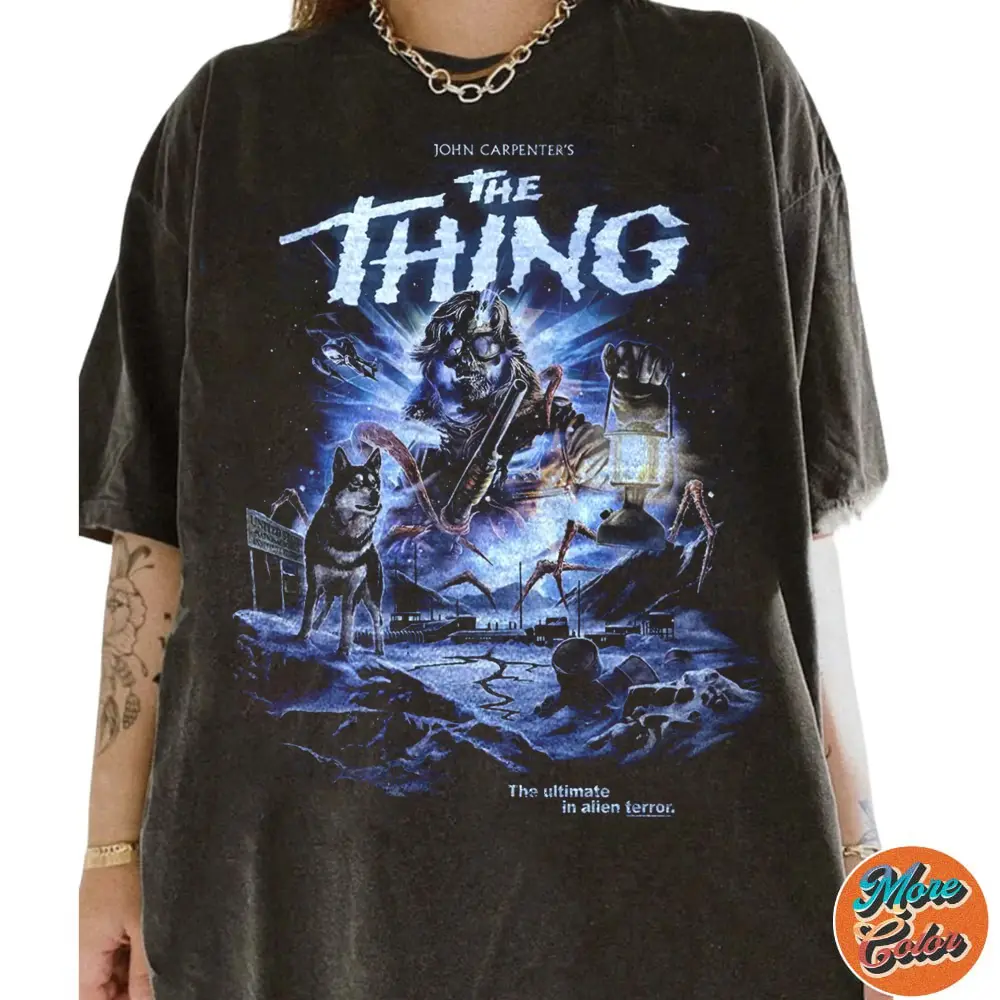 The Thing Movie Shirt, Vintage Movie Lover Gift, Cotton Unisex T-shirt, Crew Neck, Size S- 3xl, Menswear Top, Womenswear Top Underwear Streetwear