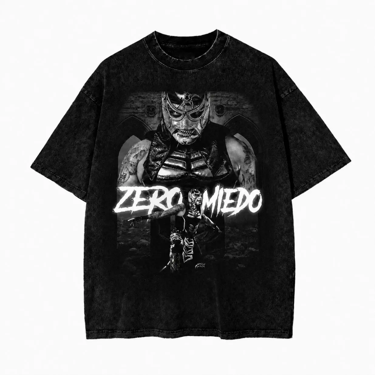 Penta Zero Miedo WWE T-Shirt, Lucha Libre Wrestling Graphic Wash Tee, Vintage Style Hoodie, Sweatshirt, Fan Gift