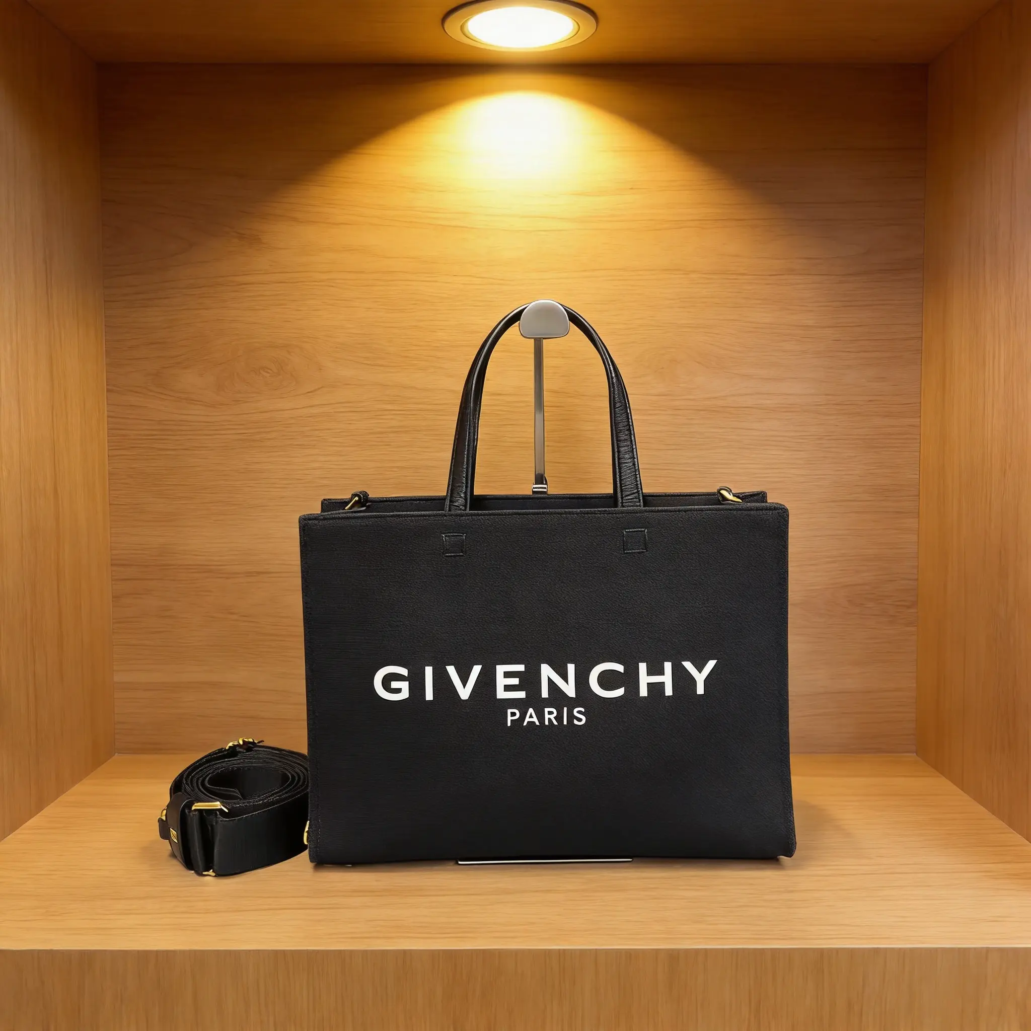 Pre-owned GIVENCHY Canvas Shoulder Bag D0609984414