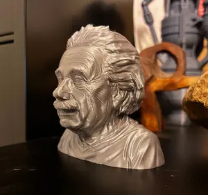 Einstein Bust: A masterpiece of scientific art! Decor Sculpture Ornaments