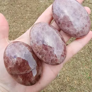 Strawberry Quartz Palm Stone