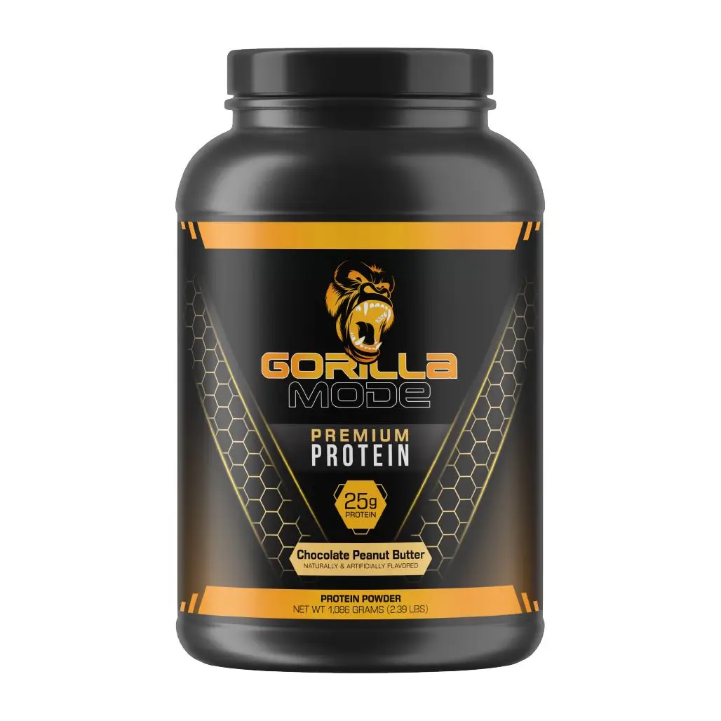 Gorilla Mode Premium Whey Protein - Whey Protein Isolate & Concentrate - Protein...