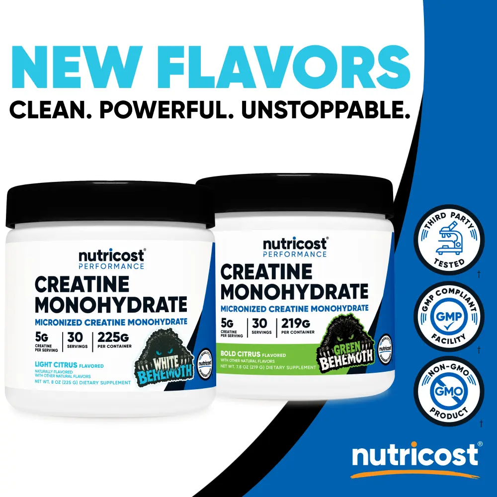 Nutricost Micronized Creatine Monohydrate Powder Supplement Nutricost Micronized Creatine Monohydrate Powder Supplement