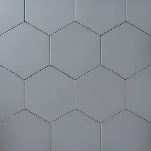 Madrid Gray 8x9 Hexagon Matte Porcelain Tile