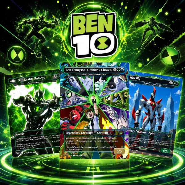 Alien Watch Hero Deck Proxy EDH – EDH Commander Cosmic Transformation Strategy | Custom Proxy Card Set | EDH Deck + Token
