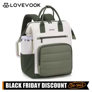 【New Year Gift】LOVEVOOK Laptop Backpack for Women, 15.6 Inch Work Backpack purse for Nurse Teacher, College Back to School Bookbag for Teen Girls, Personal Item Travel Bag Computer Daypack for Daily Commute.Christmas Gift Ideas, TikTokShopBlackFriday