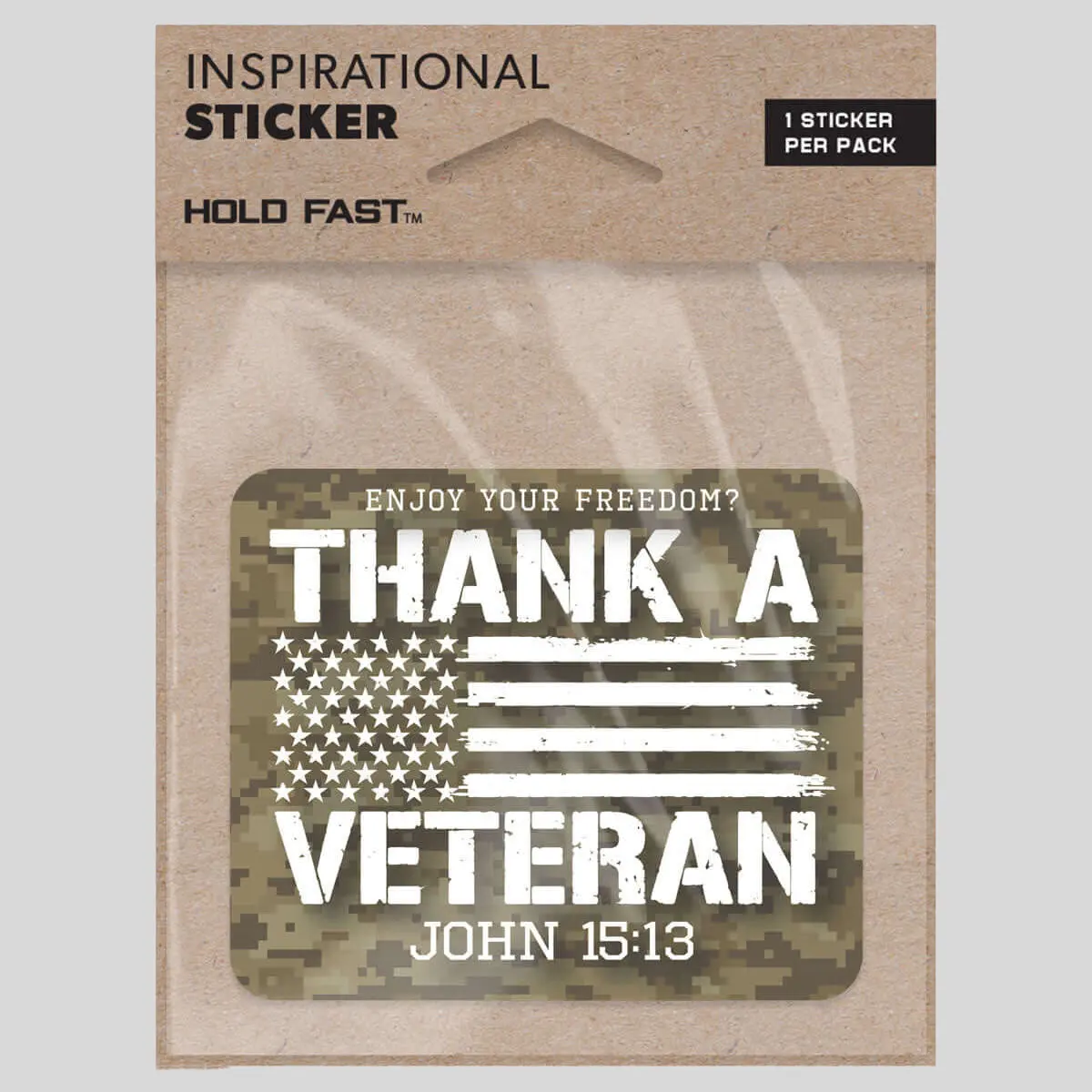 HOLD FAST Sticker Thank A Veteran