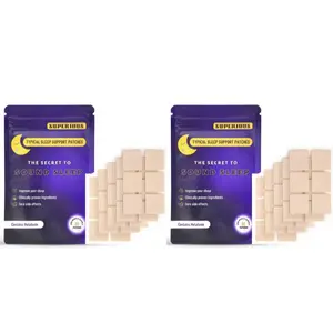 Superious Melatonin Sleep Patches Pack of 2 (30 Each, 60 Total) | Natural Sleep Aid Patches for Men & Women | Relaxation Stickers for Deep Sleep, Stress Relief & Better Night’s Rest