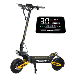 Electric Scooter for Adults,Foldable Off-Road E-Scooter,11'' Tires,28Mph,1200W Motor,20/40 Miles Max Range,Folding  Scooter with Dual Suspension