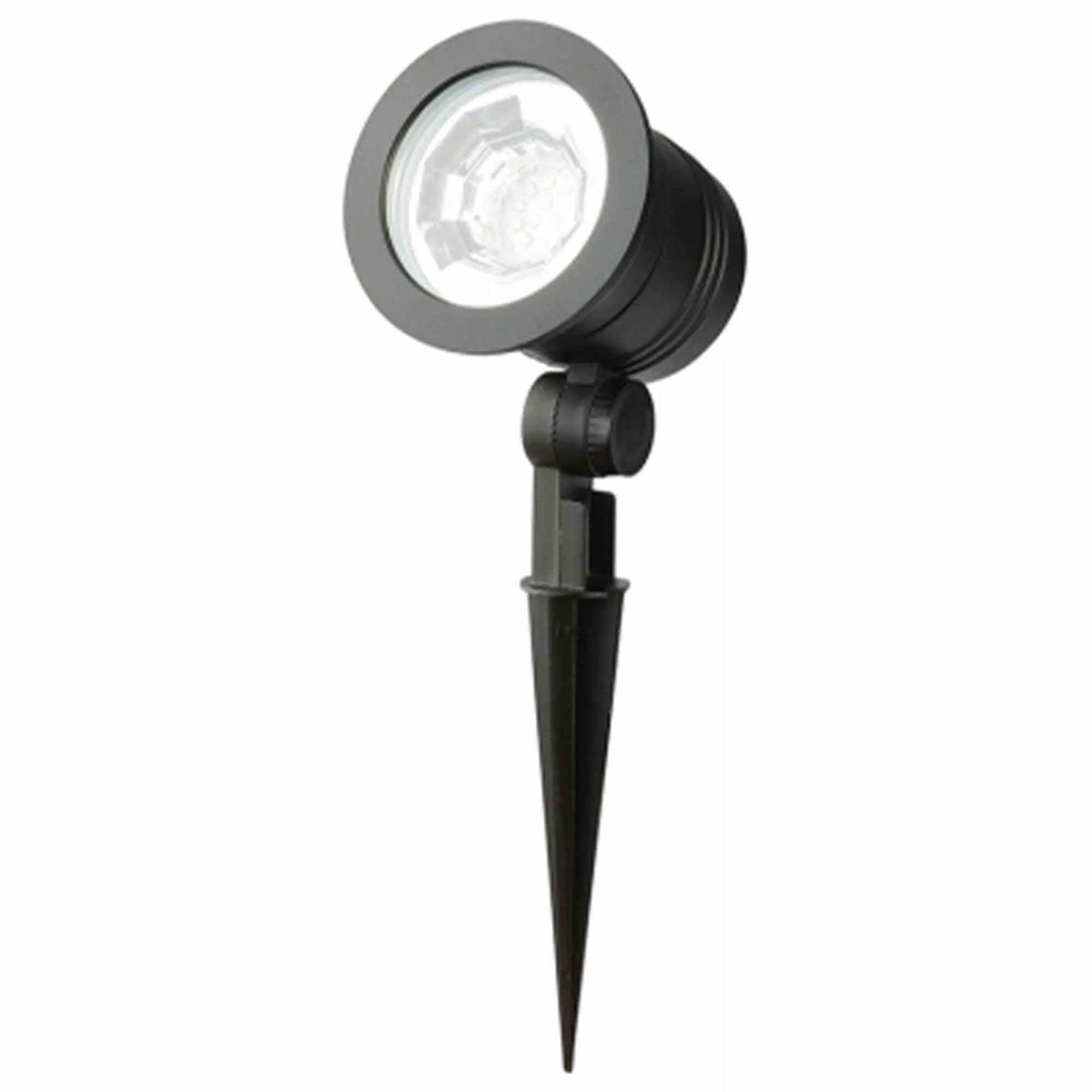 Fusion Wired Low-Voltage LED Spotlight Metal Outdoor Light w/ 1000 Lumens, Black Fusion Wired Low-Voltage LED Spotlight Metal Outdoor Light w/ 1000 Lumens, Black