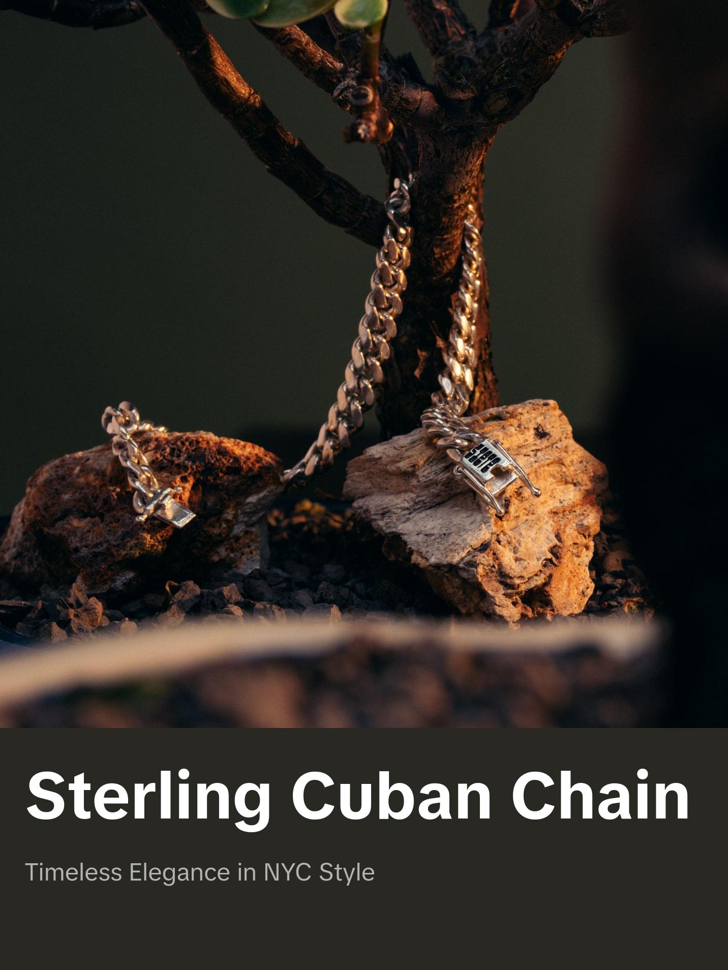 Cuban Link Chain – .925 Sterling Silver