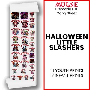 Halloween Little Slashers - DTF Transfer 22x60 Direct-to-Film Gang Sheets