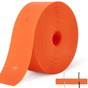 .Ft Electrical Wire Perforated Strips, Cable Perforated Strips for Drywall, Orange Electrical Wire Marking Strip for Rough in Industrial Commercial Jobs