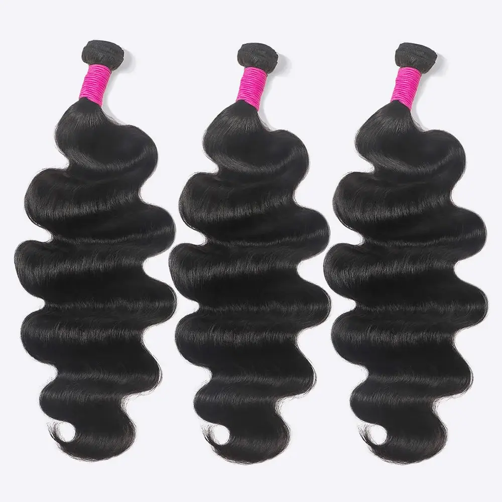 Megalook 1/3/4 Bundles Body Wave Hair 10A-15A Brazilian Human Hair Bundles Natural Hair Extensions