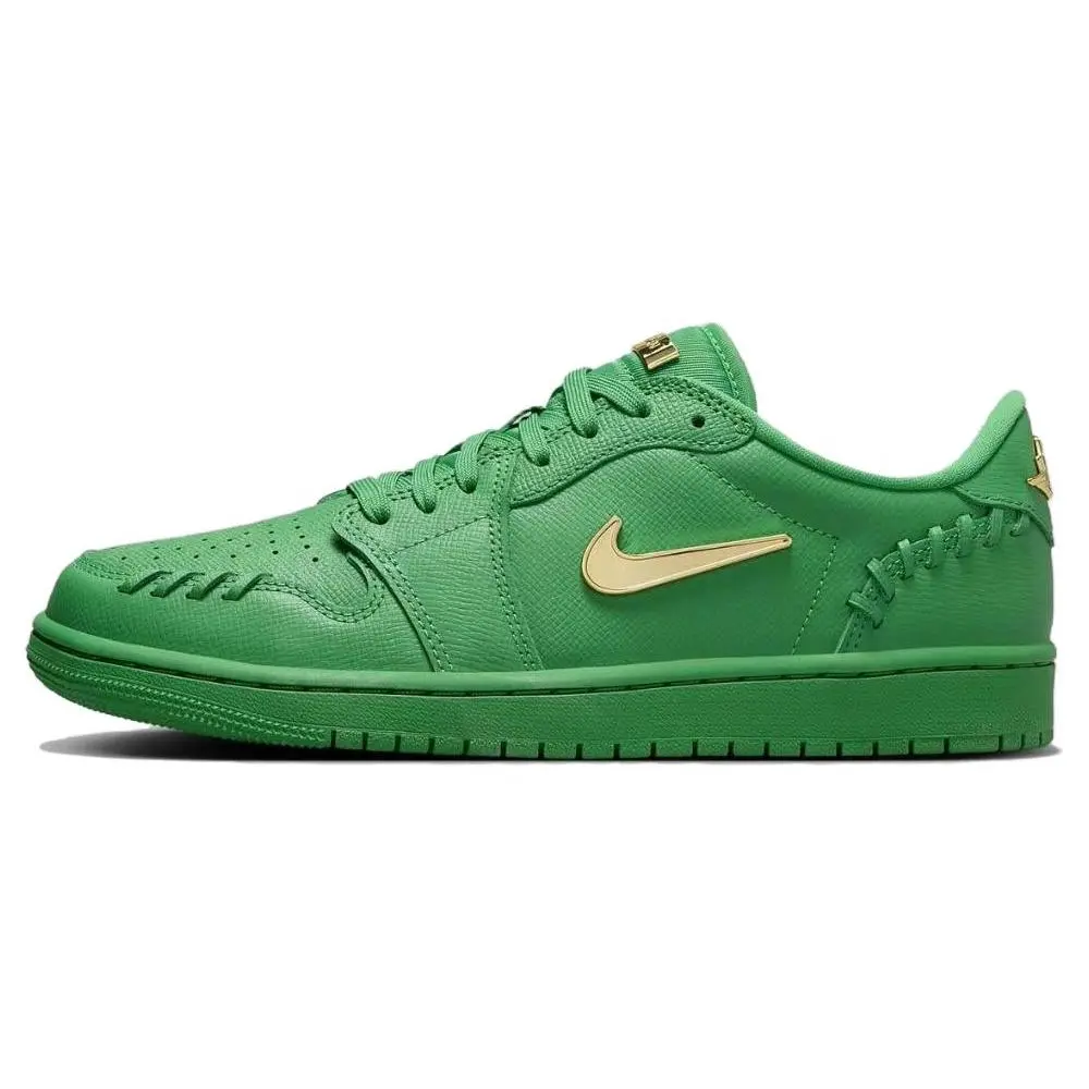 Jordan 1 Low Method Of Make Lucky Green Retro Comfort Basketball Shoes Women's FN5032-300