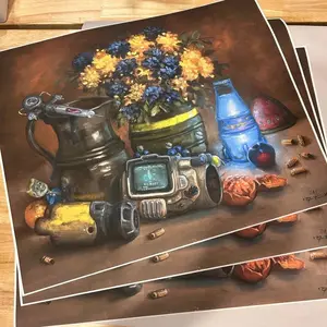 "Rad Stuff" High Quality Canvas Print Decor Poster Fallout Kitchen Paintings 16x24 inches for Cozy Art Gallery wall decor posters