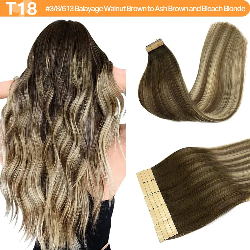 #(T3/8)P(T3/613) Walnut Brown and Bleach blonde