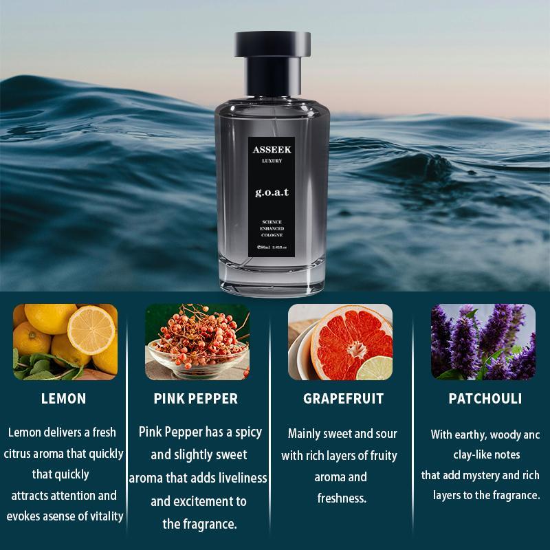ASSEEK Men's Grooming Gift Set: Magnetic Attraction Pheromone Body Wash  Midnight Marine Man Cologne