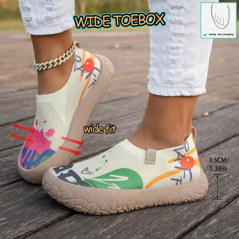 Women'S Round Toe Soft Sole Comfortable Casual Athletic Shoes - Barefoot Shoes, Women Shoes, Sneakers