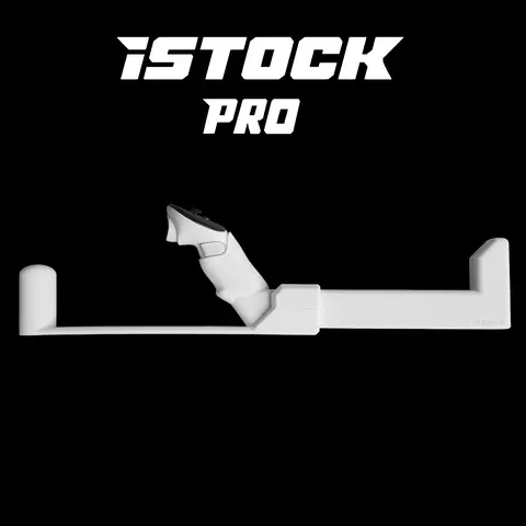 iSTOCK PRO Virtual reality Gunstock: Pixel-Precise Accuracy and Lightning-Fast Movements Compatible with Quest 2+3 VR headset accessory Vr Devices Accessory Vr Accessories