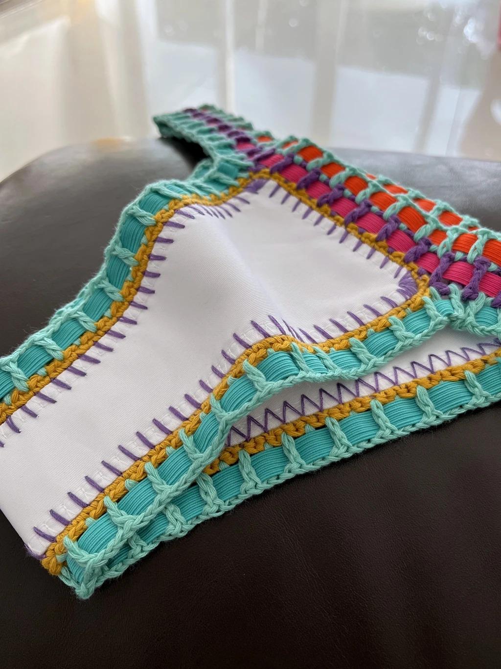 Women White Mulit Handmade Crochet Bikini Set Sexy Boho Swimwear Brazil Reversible Crochet Swimsuit Cute Bathing Suit Beachwear Women White Mulit Handmade Crochet Bikini Set Sexy Boho Swimwear Brazil Reversible Crochet Swimsuit Cute Bathing Suit Beachwear