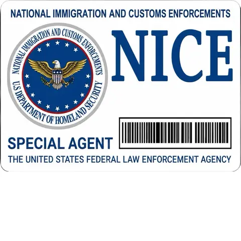 Nice Agent Themed Stickers. The Ultimate Rectangle Sticker for Anywhere & Anything | Waterproof Vinyl | Clean Minimal Tech Aesthetic | Perfect for Laptops, Phones & Everyday Use