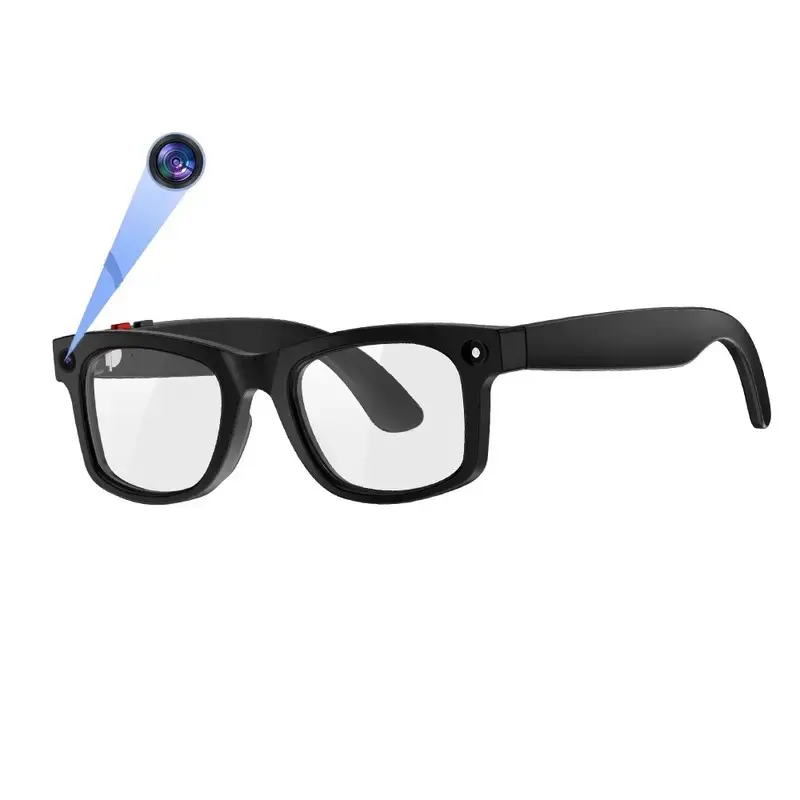 AI Smart Wearable Glasses with Camera, 5MP Camera Glasses for Life Vlog Travel Work, 1080P anti shake video recording Video Recording Sunglasses for Women Men, Real-Time Translation, Voice Assistant, Hands-Free Calls, Glasses That Record