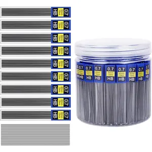 840 Pieces 0.7 mm HB Break Resistant Mechanical Pencil Lead Refills, 70 Tubes