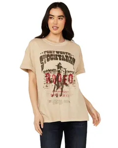 Girl Dangerous Women's Women'S Rodeo Short Sleeve Graphic Tee - Gd-5768