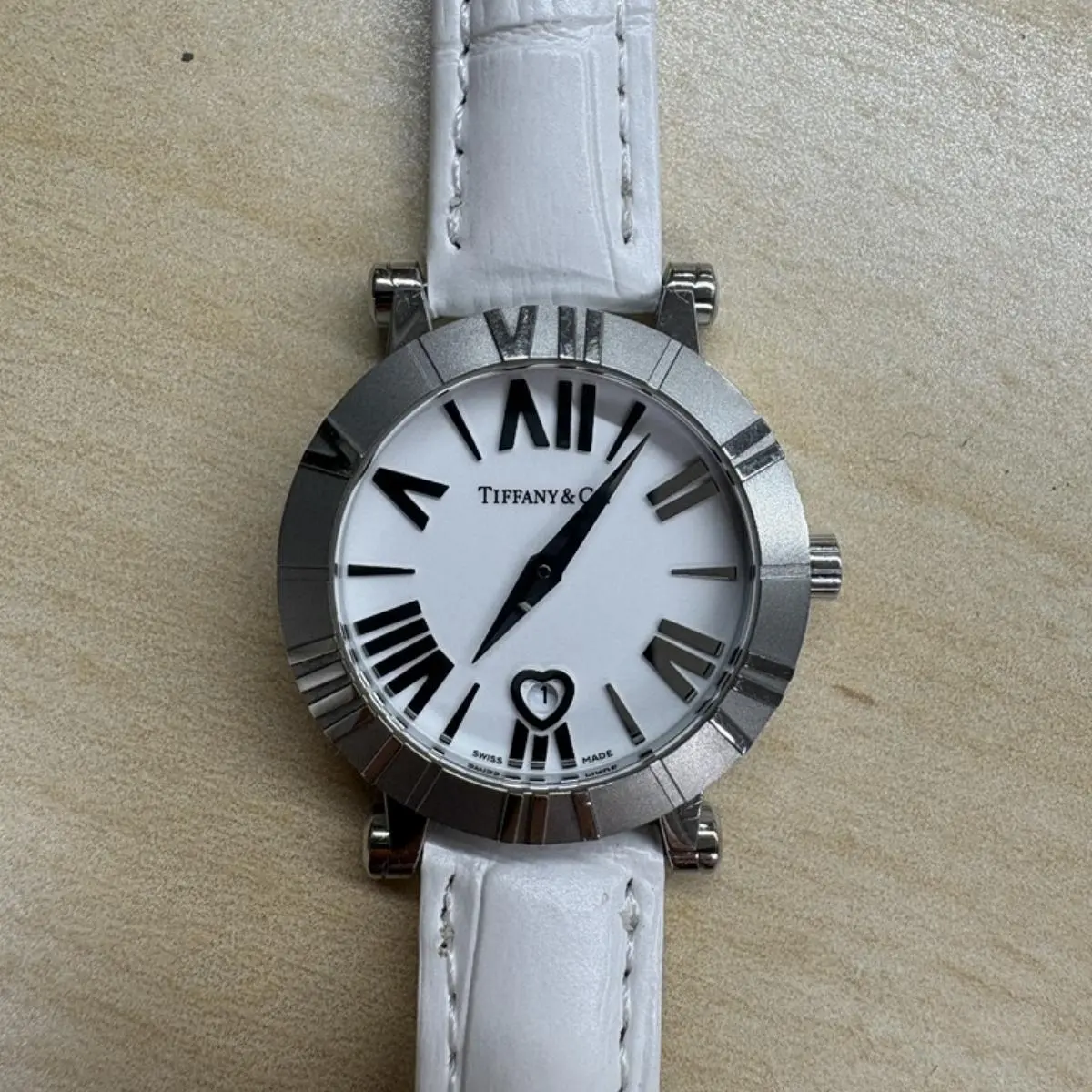Pre-owned Tiffany & Co. As Shown Shoulder Bags Tiffany Leather Watch 18cm 14072
