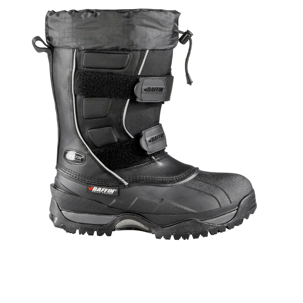 Baffin Mens Eiger Polar Snow Casual Boots Mid Calf - Black