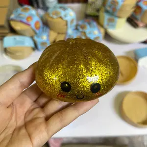 Dumpling Squishy Mystery Box, Mystery Dumpling Squishy Squeeze Stress Balls for Kids & Adults