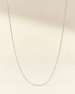 Silver Mixed Media Chain Necklace