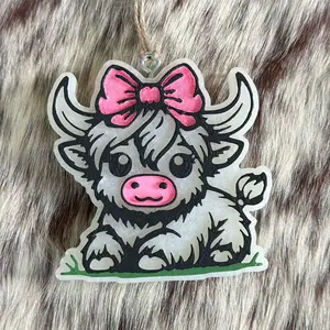 Highland laying down with bow freshie record car