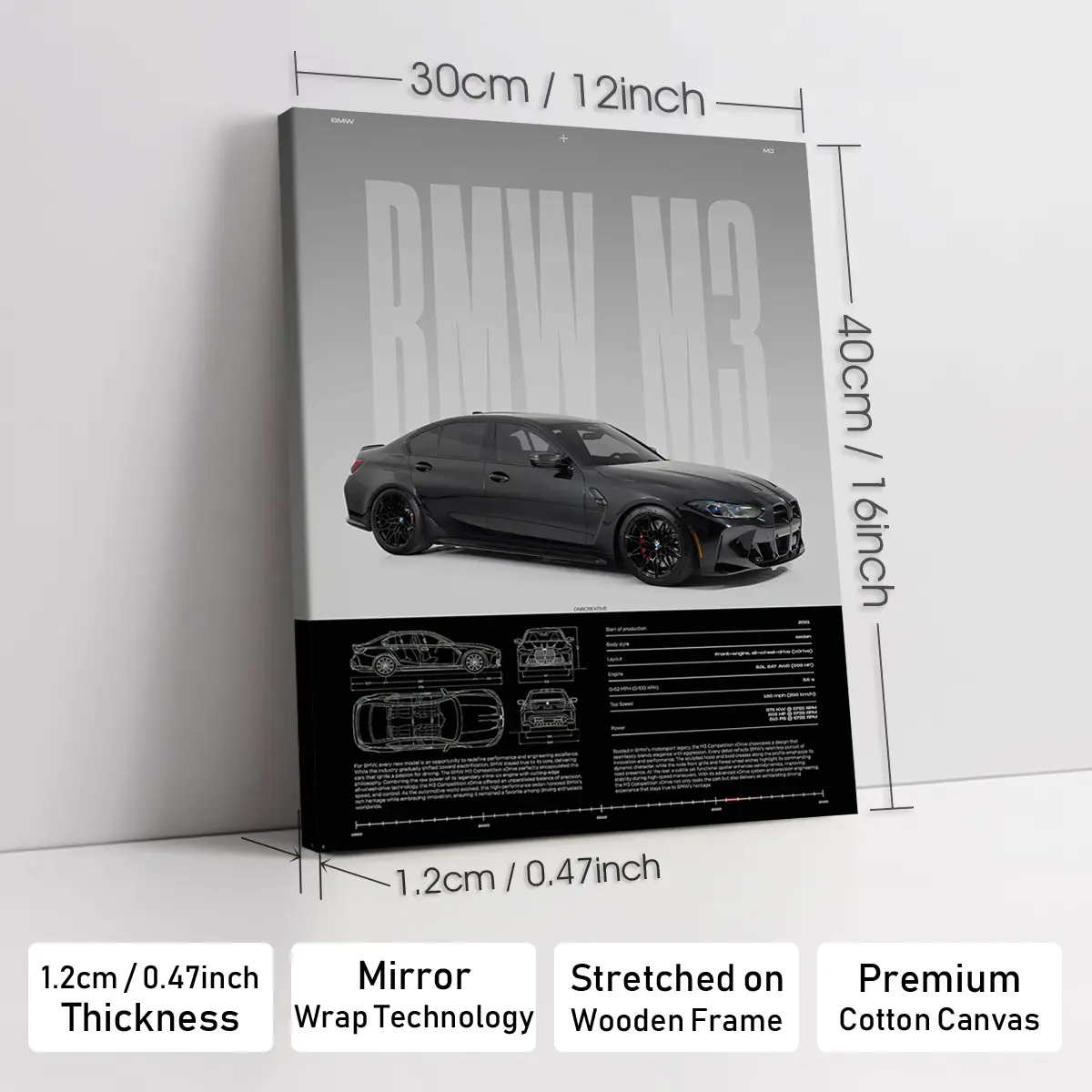 12X16inch(Framed)-J1