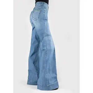 Stetson 751 Wide Leg High Rise (Light Wash) - Women's Jeans