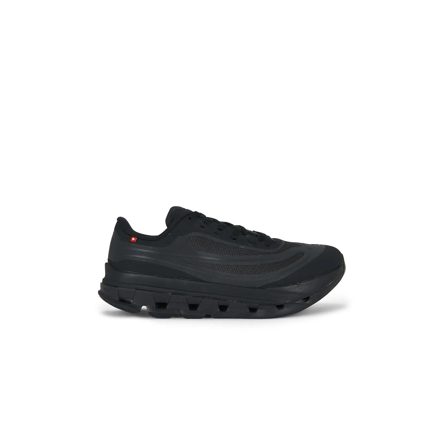 Men's On Cloudflow 5 Shoe - Black & Magnet Sneaker, Laces Casual Trainers, Comfortable Footwear for Sports Activities