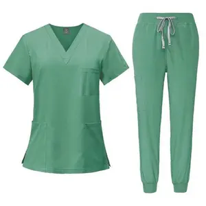 Green 2-Piece Nurse Scrub Set | Comfortable Medical Uniform for Healthcare Workers (Copy)