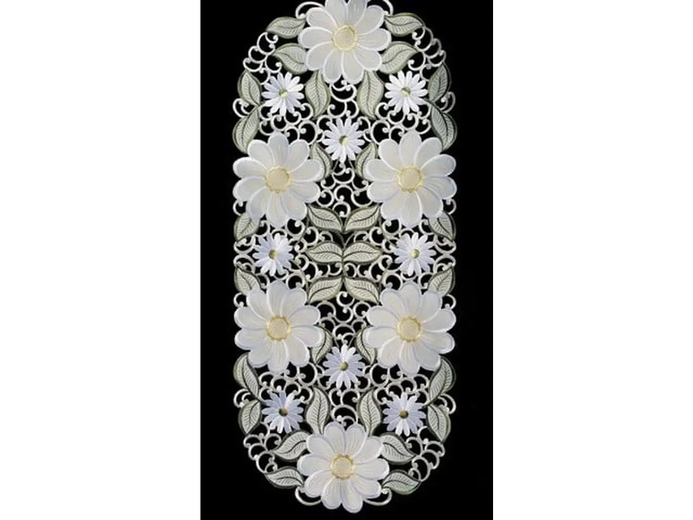 Sinobrite H0997-1 Yellow Daisy Square Table-Topper- 36 x 36 in.