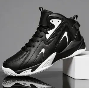 Men's High-Top Basketball Shoes| Professional Ankle Support Athletic Sneakers| Non-Slip Professional Sports Trainers