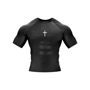 Cross Short Sleeve Compression - Black