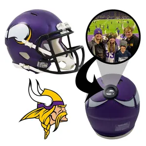 Minnesota Vikings NFL Mini Helmet - Picture Inside