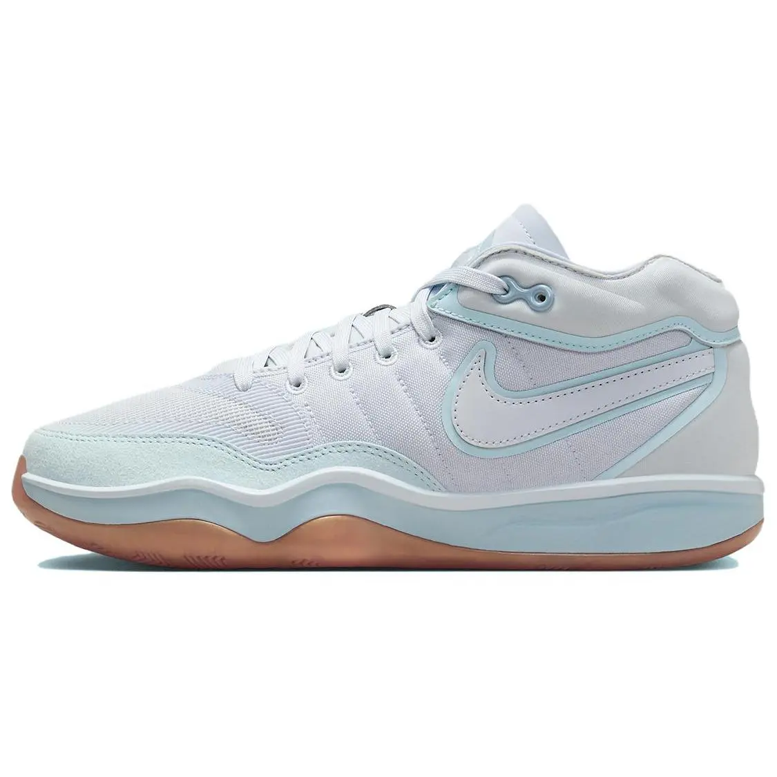 Nike Air Zoom Gt Hustle 2 Ep Light Blue Gum' Low Top Basketball Shoes Men's DJ9404-006