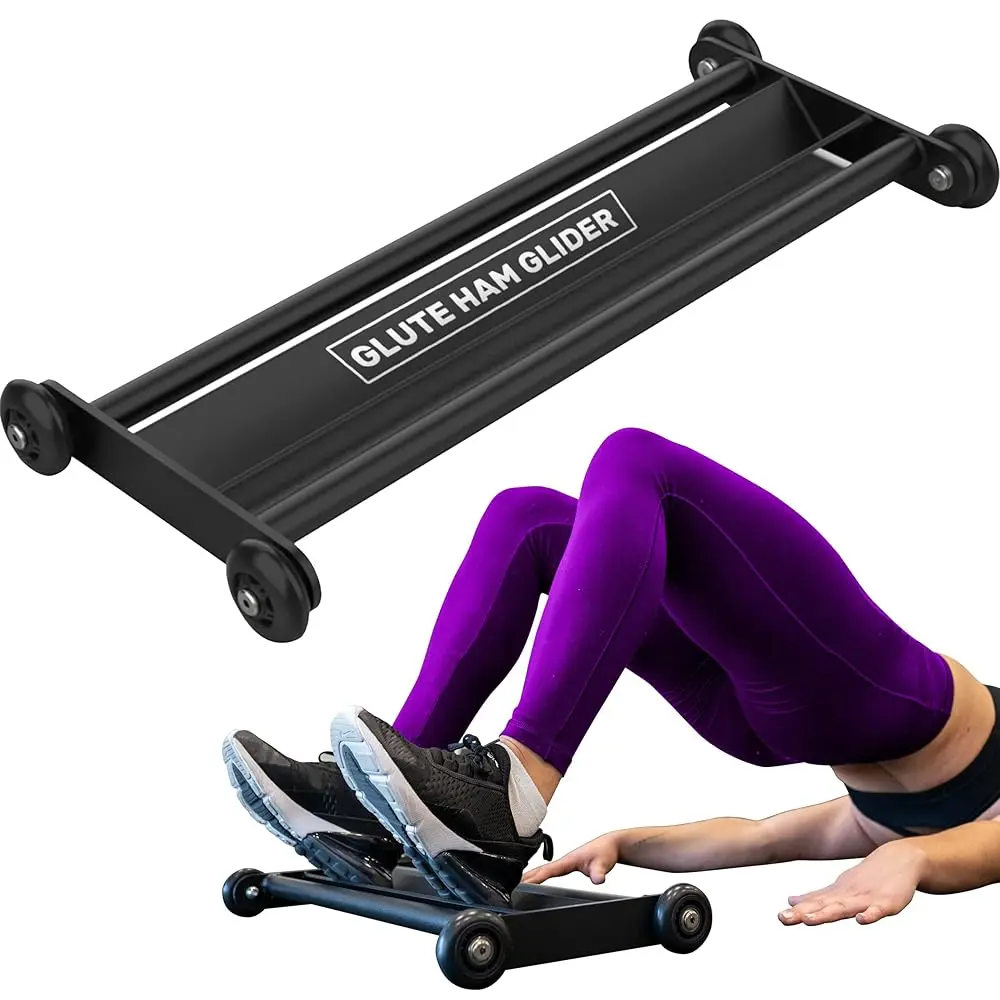 Steel Thigh Pelvic Exercise Tool Leg Sliders - Smooth-Rolling Wheels, Resistance Band-Assisted Ab Muscle Trainer, Abdominal Workout Gear for Core Exercises, Multi-Function Workout Equipment