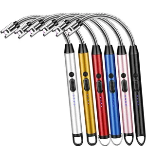 2 Pack Ignite the Candle Electric Tool, Birthday Gifts for Mom Women Men Wife Sister, Economical Portable Windproof for Candle Camping Kitchen BBQ Daily Use