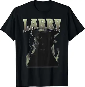 Funny Evil Larry Cat Dank Brainrot Meme Gift T-Shirt, Comfortable Stretch, Moves with You, Timeless Appeal, Simple and Clean