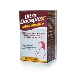 Ultra Doceplex Mega Woman+ Vitamin Supplement 50 Capsules - Dietary Aid for Optimum Fitness with Zinc & Antioxidants Made in El Salvador