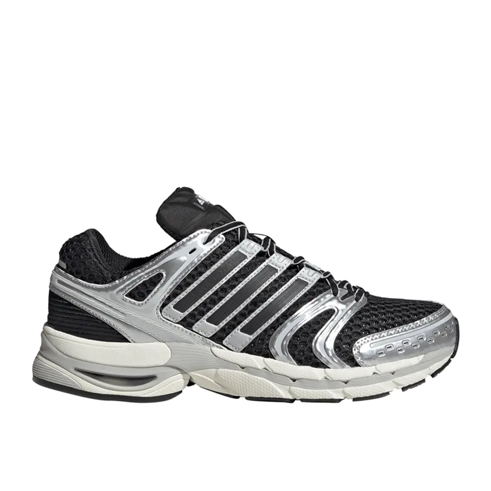 adidas Mens Adistar Control 5 Lace Up Sneakers Shoes Casual - Black, Silver