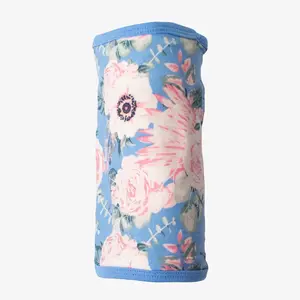 Bestaroo Vintage Roses Blue Swaddle Blanket, Super Soft Lenzing Micromodal Stretch Baby Wrap, Vintage Roses Print, Multi Use Swaddle, Stroller & Nursing Cover, 38 x 38