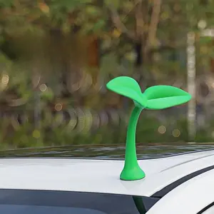 Car Roof Decoration, Cute Bean Sprout Design Car Antenna Decoration, Creative Automotive Exterior Decoration Accessories for Car, SUV, Truck, Vehicle